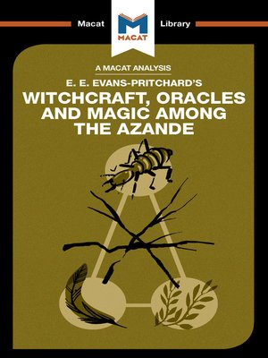 cover image of An Analysis of E.E. Evans-Pritchard's Witchcraft, Oracles and Magic Among the Azande